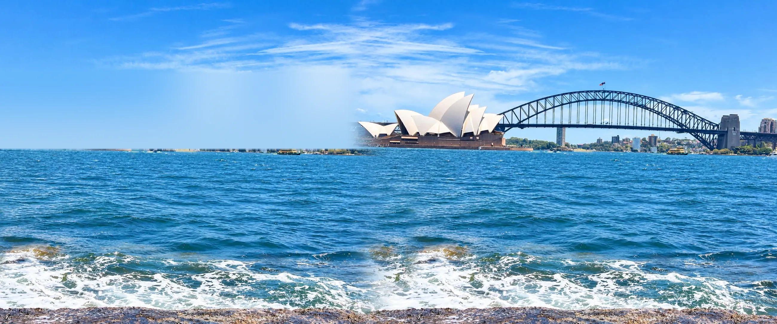 Sydney Opera House และ Harbour Bridge